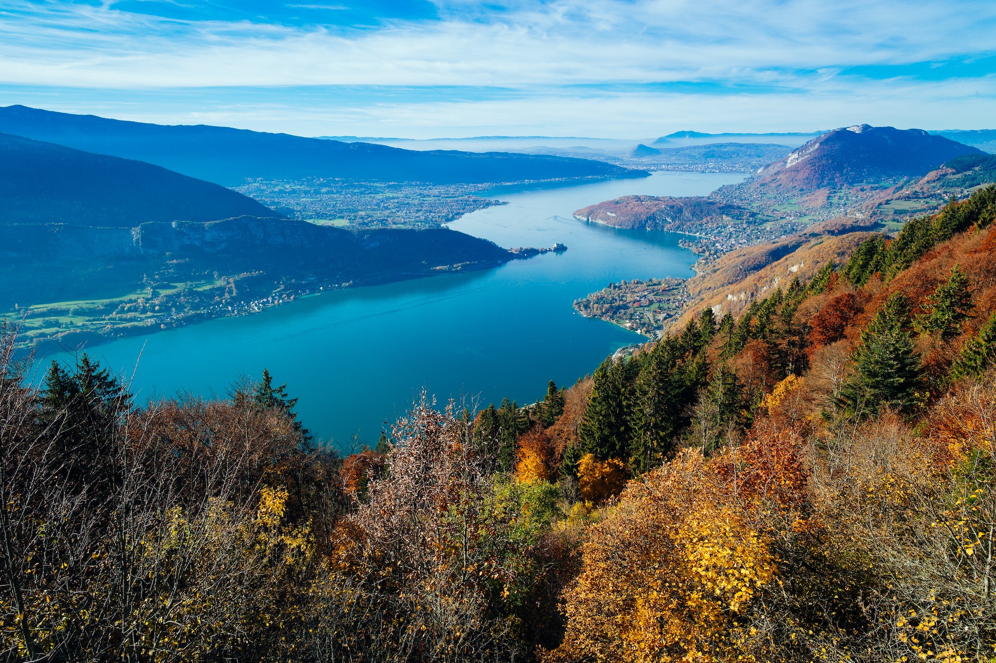 Vue sur le lac d'Annecy