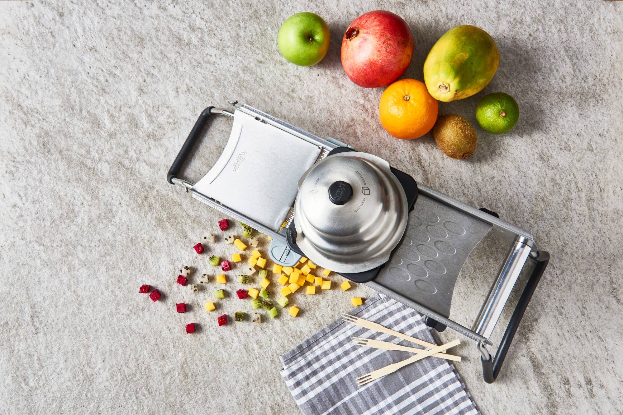 Mandoline PRO multifonctions pour fruits et légumes 