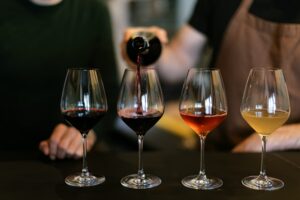 Différentes variétés de vin