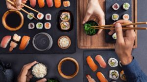 Plateau de sushi